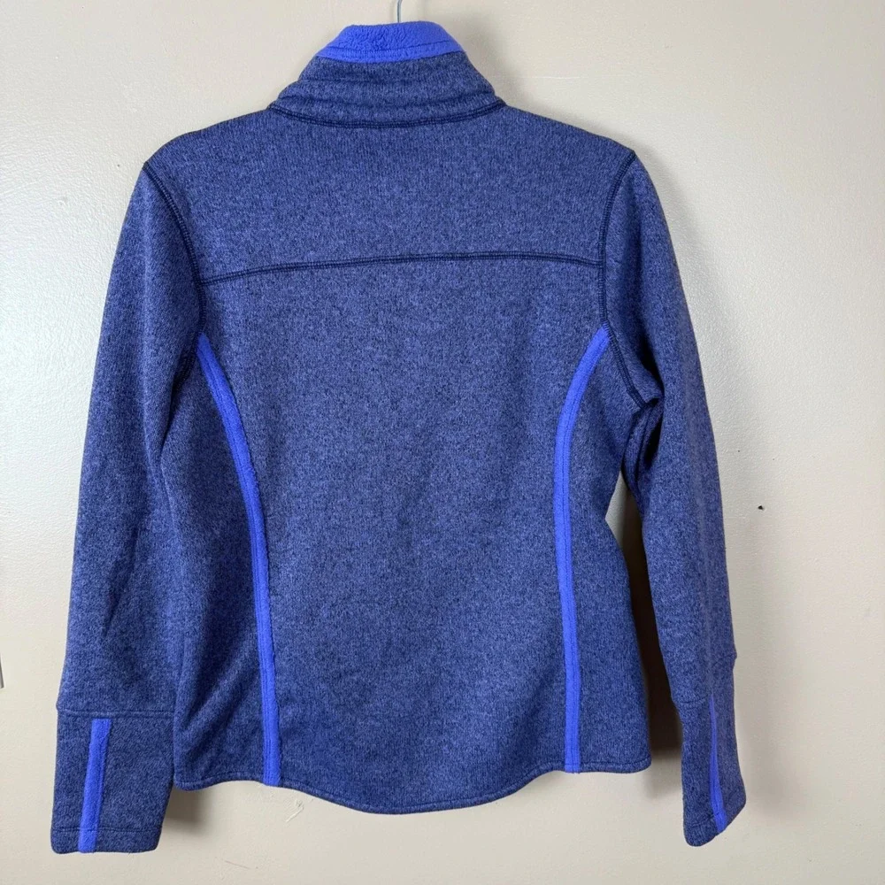 The‎ North Face Womens Fleece Full Zip Jacket Sweater Blue S/P Small
